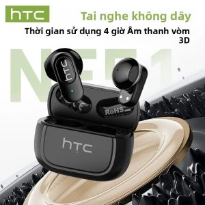 Tai Nghe Bluetooth Không Dây Thể Thao HTC NE51 TWS Có Mic Thời Lượng Pin Dài Tích Hợp Chức Năng Dịch Thuật AI