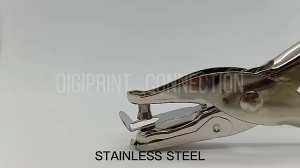 KK Hole Puncher Circle 6MM / 3MM Metal Single Hand Held Ticket Punch Scrap booking Punches Officom School Supplies