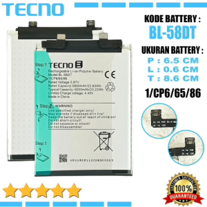 Baterai Tecno Pova 5 pro Model LH8N  Pova5 pro Battery BL-49PT / BL49PT Batre Original