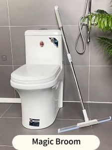 Lantai Silikon Ajaib TP360 Magic Silicone Floor Scrapper Broom Brush Multi-floor Sweeper Mop Floor Water Sweeper 180° rotating sweepers Floor Glass Cleaner Tools Wiper Water Scraper penyapu lantai 魔术刮水扫把floor wiper scraper