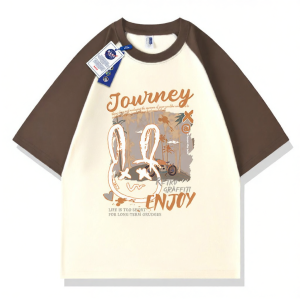 Fashionable Patterned Short Sleeve T-Shirts