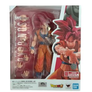 Bandai | 100% Original Bandai SHFiguarts Dragon Ball Super Saiyan Dios Son Goku 3.0 Action Figure Collect Decorative Model Hobby Gift