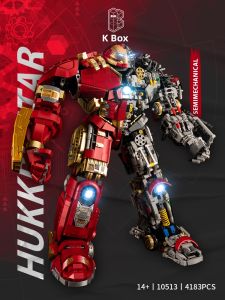 KHEZI | Superhero Anti-Hulk MK44 Semi-Translucent Mech Building Toy