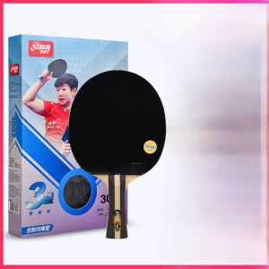 RED DOUBLE HAPPINESS Table Tennis Rackets Single Samsung Four Five Star SIX STAR Genuine Goods Hurricane 3 Professional Level 4 Star 5 Ping-Pong 6 Star Double Shot