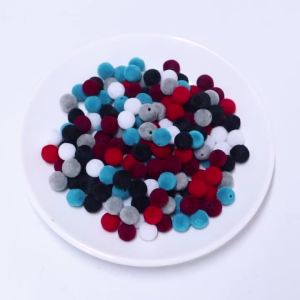 100 Hạt Cườm Nhựa Mềm Hình Tròn 8mm Nhiều Màu Sắc Dùng Làm Trang Sức Tự Làm - Phụ Kiện Làm Vòng Cổ Lắc Tay Hoa Tai Có Lỗ 1mm