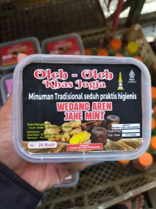 Wedang herbal - wedang aren dengan jahe mint - isi 20 butir - minuman tradisional - praktis tinggal seduh - melegakan sakit tenggorokan - oleh-oleh khas Jogja