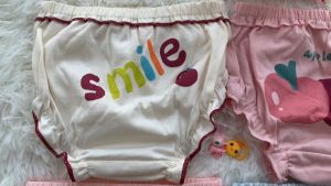4 Pcs Cute Printed Childrens Underwear 0-3YRS 100% Cotton Breathable Baby Pants
