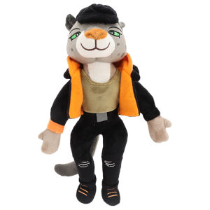 ใหม่ Bad Guys 2 Doom Plush ของเล่นภาพยนตร์สินค้านกสาว Doom Pigtail แมวหมูตุ๊กตาแฟนเด็กวันเกิดฮาโลวีนของขวัญ