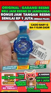 CASIO ORIGINAL - BABY-G BA-110JM-2ADR - Jam Tangan Wanita Anti Air & Digital Analog