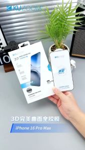 Kính cường lực trong suốt Kuzoom 3D Hard chống trầy xước va đập bảo vệ màn hình