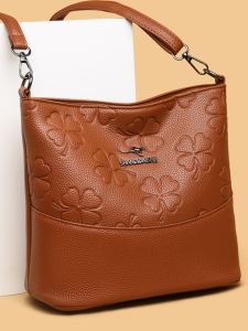 Túi Đeo Vai Đơn Giản Thời Trang Bằng Da PU Cho Phụ Nữ Trung Niên Túi Đeo Chéo Thường Ngày Túi Đeo Vai Mềm Mại Túi Đeo Vai Thời Trang