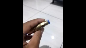 kran buka tutup untuk selang refil isi ulang gas kaleng portabel 6mili