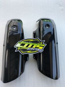 tutup cover shock slebor depan Shogun R 110 warna hitam
