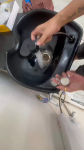 Shampoo Bed Shower Head Sprinkler 60cm Faucet Switch Water Tap Pipe for Salon Barber Hair Wash Washing Chair Sink Basin