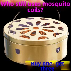 Fire Resistant Mosquito Coil Holder Stainless Steel with Lid