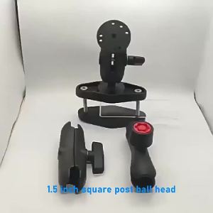 Aluminum 1.5 Ball Adapter with 1/4"-20 Threaded Stud Insta360 DJI Action Camera Mount Base 38mm Ball Mount Adapter for Gopro