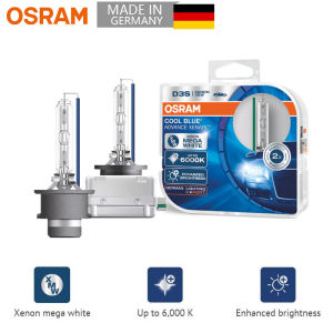 Osram | OSRAM HID D3S D1S D2S D4S Cool Blue Advance CBA Xenon Super White Car Headlight High/Low Beam Original 6000K12V 35W(2 Pcs)