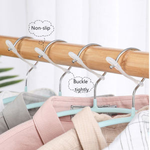 หัวแขวนผ้า S 10 ชิ้น ราว กันลื่น ตะขอคง