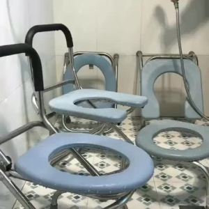 Commode Shower Chair Toilet Chair For Elderly Women Squatting Toilet Artifact Household Elderly Auxiliary Toilet Stool