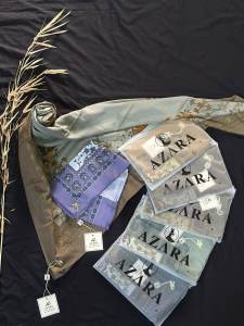 promo 10 pcs Kerudung segi empat azara motif kemasan pouch terbaru // hijab azara paket 10 pcs random // jilbab segi empat motif by azara