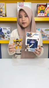 Mainan Anak MIGHTY MARS ALLOY CONVERSION TMJ90661 Mainan Robot Anak Optimus Bubble Robot Mainan Anak Perempuan - Mainan Anak Laki Laki