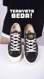 PROMO Ventela Low Public & New public Low Black Natural Sepatu Sneakers Pria Wanita Kualitas Terbaik