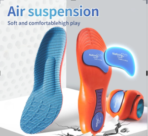 1 pair of orthopedic insoles sports insoles soles shock absorption cushioning arch support flat foot running insoles breathable mens and womens running basketball sports care pads