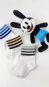 ถุงเท้าเด็ก เอลมมิดาส elmidas ถุงเท้ารุ่น COOL STRIPES