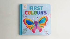 First Colours Sensory Touch & Feel Board Book (Hardcover) For Toddlers