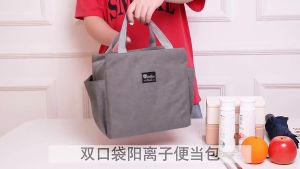 BIG capacity Insulated Lunch Bag Box Cooler Tote Bag Cooler Bag Leakproof Picnic Bag Reusable Lunch Bag-CS