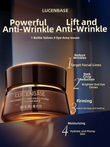 Lucenbase | Caffeine Eye Cream Dark Circle Reduction Puffiness Removal Wrinkle Reduction Firming Anti-Aging