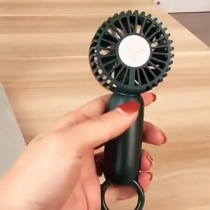 Portable Mini Fan With Hook 3 Speed USB Rechargeable