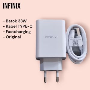 Charger TYPE-C INFINIX 33 Watt Hot 30 Fastcharging ORI 100