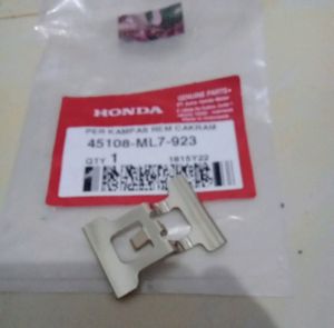 plat per kampas rem cakram belakang cs 1 one original honda