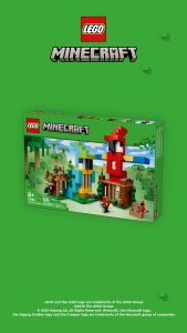 [BrickMonster] Lego 21282 Minecraft The Parrot Houses