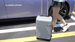ISLAND ELEPHANT  20/24/28 Inch Decorative Pattern Luggage 360 Silent Rotating Luggage Travel Bag