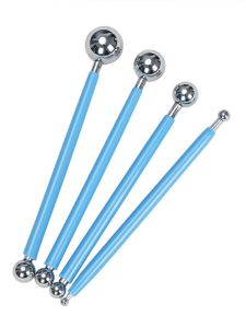 DIY Handmade Baking Ball Modelling Tool Three-Dimensional Heat Shrinkable Flower Heat Shrinkable Sheet Fondant Cake Brickearth Stainless Steel Making Tools