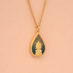 Chow Sang Sang 周生生 999.9 24K Pure Gold Price-by-Weight Gold Buddha with Blue Veluriyam Pendant for Women and Men 93562P Chow Sang Sang Gold Price In Bangladesh - Lazada