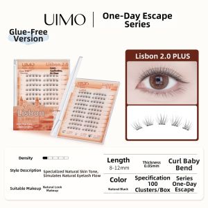 UIMO | Adhesive-Free Natural Fox-Style Under Eyelashes