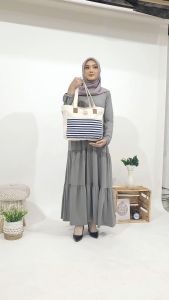 Totebag Polos Tote Bag Motif Resleting Untuk Kuliah Belanja Seminar Souvenir Bisa Custom Sablon