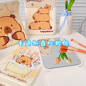 Gương trang điểm tràn viền để bàn gấp gọn siêu dễ thương LILA GUONGMEO35