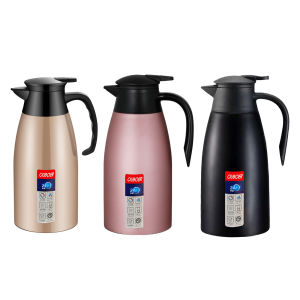 68 Oz Thermal Coffee Carafe 24 Hours Cold Insulated Vacuum Flask 2 Liter Water Jug for Coffee Hot Water Tea Hot Beverage