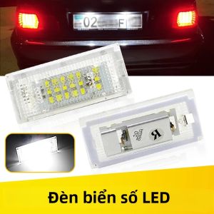 2 Chiếc Đèn LED Trắng Tấm Chắn Biển Đèn Cho Xe BMW 3 Series E46 4D 1998-2003 5D Touring 1998-2005 Lỗi Miễn Phí Phụ Kiện Xe Hơi