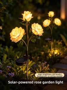 gigalumi | New Outdoor Solar Rose Decorative Lamp