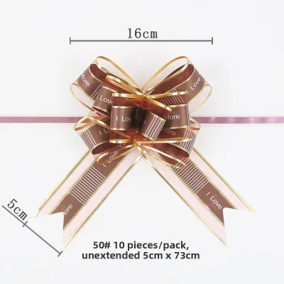 Wedding Car and Room Decor Ribbon Pull Flower Large Size