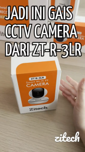 ZITECH WI-FI Camera ZT-R-3LR 2K | Kamera WiFi Pan & Tilt 3MP Deteksi Manusia