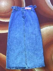 Rok Theana Jeans Rok Jeans Panjang Wanita