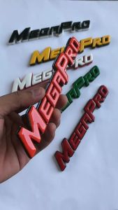 EMBLEM MOTOR MEGAPRO AKSESORIS MOTOR KEREN VARIASI TIMBUL BAHAN RESIN