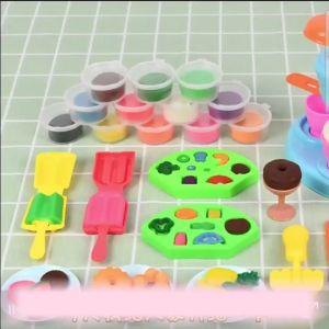 Mainan Anak Perempuan - Clay Mainan Anak Isi 12 Pcs - Mainan Edukasi Anak - Lilin Mainan Burger Pizza Dentist Noodle Ice Cream Candy Animal - Mainan Edukasi Anak - Refil doh