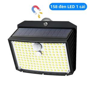 NEWSTYLE | Đèn Năng Lượng Mặt Trời Từ Tính Ngoài Trời Cảm Biến Chuyển Động LED Chống Nước IP65 Đèn Gắn Tường An Ninh Với 3 Chế Độ Dùng Cho Cắm Trại